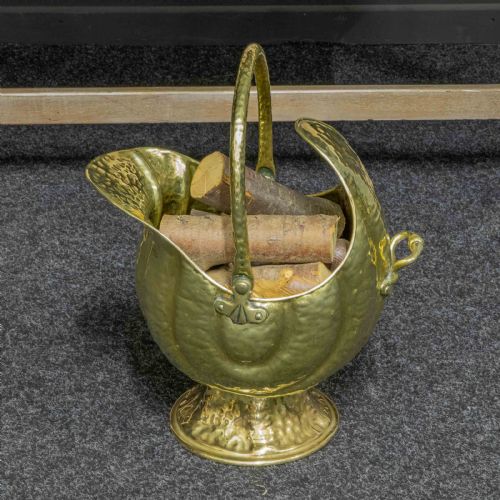 VICTORIAN BRASS COAL HELMET - ADDITIONAL PHOTO 13