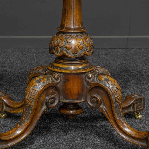 VICTORIAN WALNUT CARD TABLE - ADDITIONAL PHOTO 10
