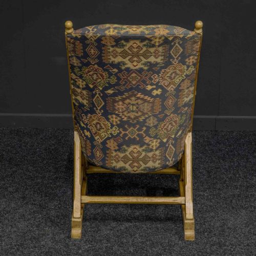 ARTS AND CRAFTS OAK ARMCHAIR - ADDITIONAL PHOTO 3