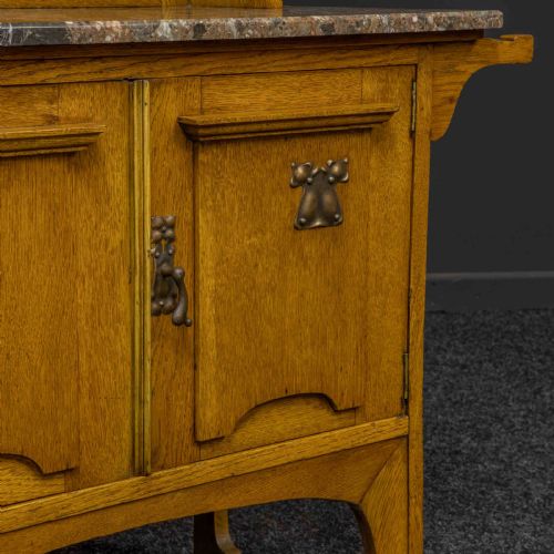 ARTS AND CRAFTS OAK WASHSTAND - ADDITIONAL PHOTO 3