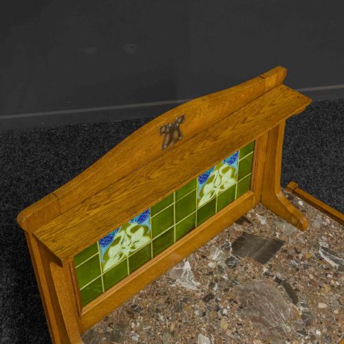 ARTS AND CRAFTS OAK WASHSTAND - ADDITIONAL PHOTO 10