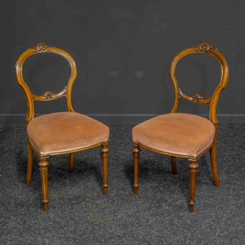 pair of victorian chairs - CATEGORY: ANTIQUE CHAIRS - DATED VICTORIAN
