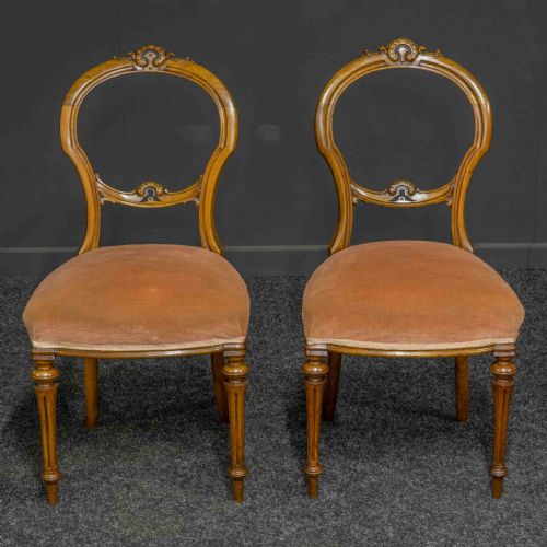 PAIR OF VICTORIAN CHAIRS - ADDITIONAL PHOTO 3
