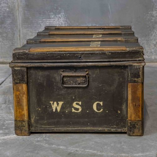 VICTORIAN TIN TRUNK - ADDITIONAL PHOTO 2