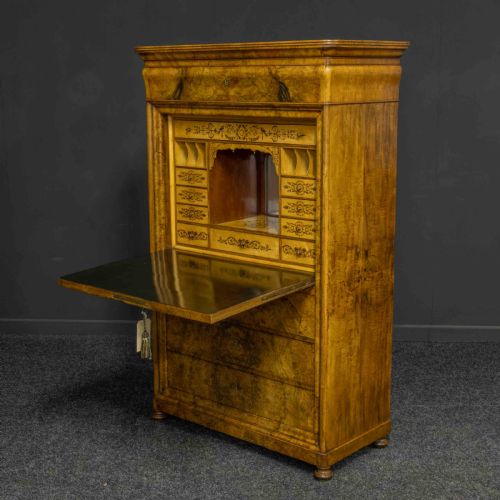 BIEDERMEIER SECRETAIRE ABATTANT - ADDITIONAL PHOTO 5