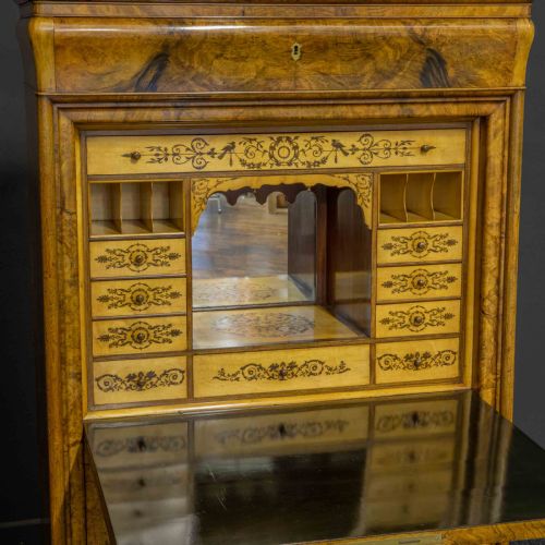 BIEDERMEIER SECRETAIRE ABATTANT - ADDITIONAL PHOTO 7