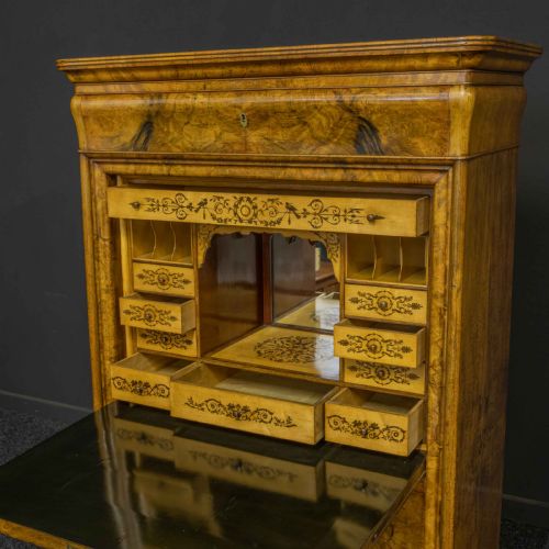 BIEDERMEIER SECRETAIRE ABATTANT - ADDITIONAL PHOTO 11