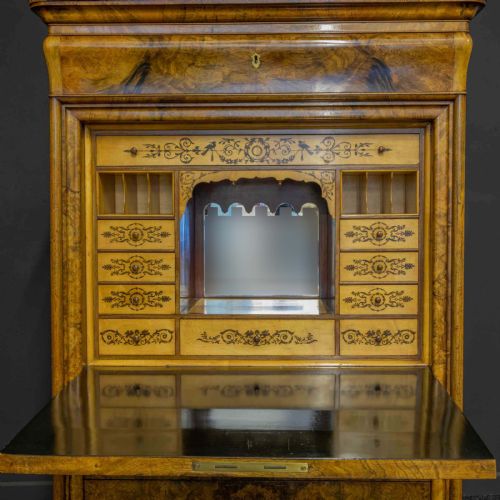 BIEDERMEIER SECRETAIRE ABATTANT - ADDITIONAL PHOTO 13