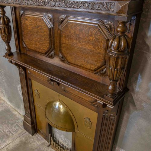 OAK FIRE SURROUND - ADDITIONAL PHOTO 7