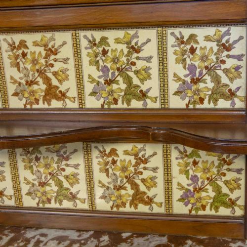 VICTORIAN WALNUT WASHSTAND - ADDITIONAL PHOTO 4