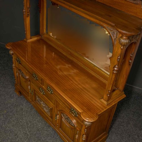 VICTORIAN MAHOGANY SIDEBOARD - ADDITIONAL PHOTO 1
