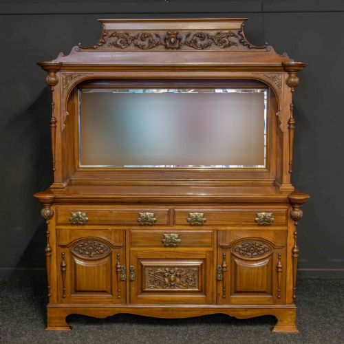 VICTORIAN MAHOGANY SIDEBOARD - ADDITIONAL PHOTO 6