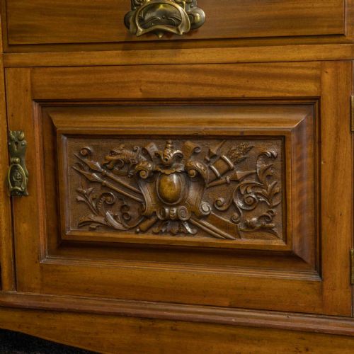 VICTORIAN MAHOGANY SIDEBOARD - ADDITIONAL PHOTO 9