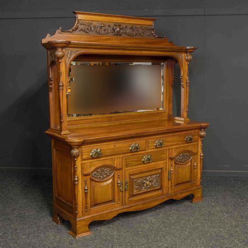 VICTORIAN MAHOGANY SIDEBOARD - ADDITIONAL PHOTO 15