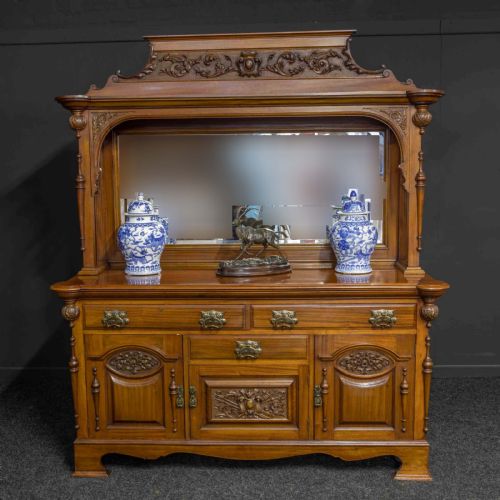 VICTORIAN MAHOGANY SIDEBOARD - ADDITIONAL PHOTO 17