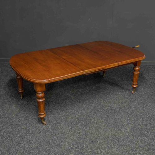 victorian mahogany extending table - CATEGORY: ANTIQUE TABLES - DATED VICTORIAN