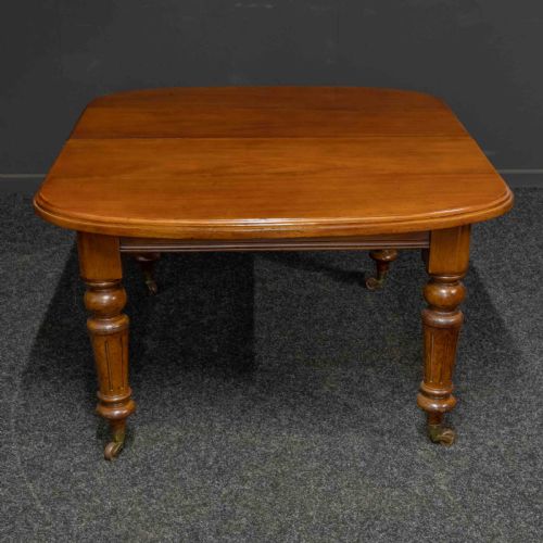 VICTORIAN MAHOGANY EXTENDING TABLE - ADDITIONAL PHOTO 1