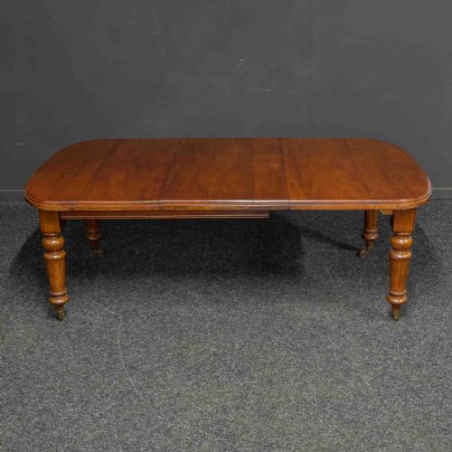 VICTORIAN MAHOGANY EXTENDING TABLE - ADDITIONAL PHOTO 4