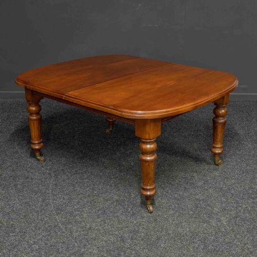VICTORIAN MAHOGANY EXTENDING TABLE - ADDITIONAL PHOTO 5