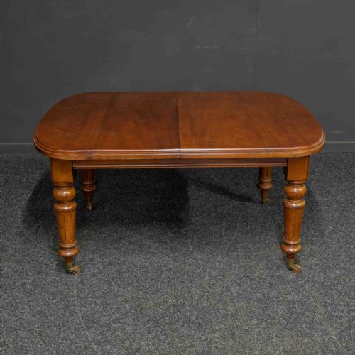 VICTORIAN MAHOGANY EXTENDING TABLE - ADDITIONAL PHOTO 6