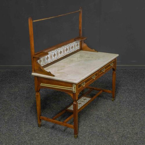 EDWARDIAN INLAID WASHSTAND - ADDITIONAL PHOTO 9
