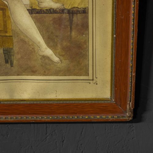 19TH CENTURY FIREPLACE WATERCOLOUR - ADDITIONAL PHOTO 3