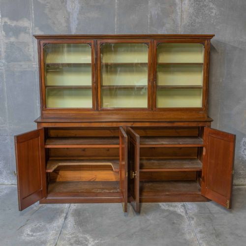EDWARDIAN SHOP FITTING BOOKCASE - ADDITIONAL PHOTO 2