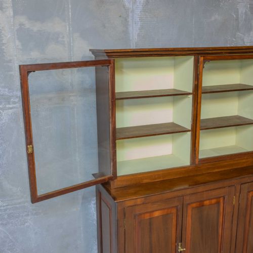 EDWARDIAN SHOP FITTING BOOKCASE - ADDITIONAL PHOTO 7