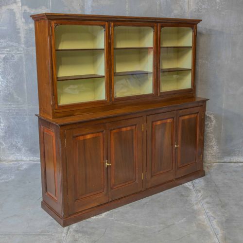 EDWARDIAN SHOP FITTING BOOKCASE - ADDITIONAL PHOTO 14