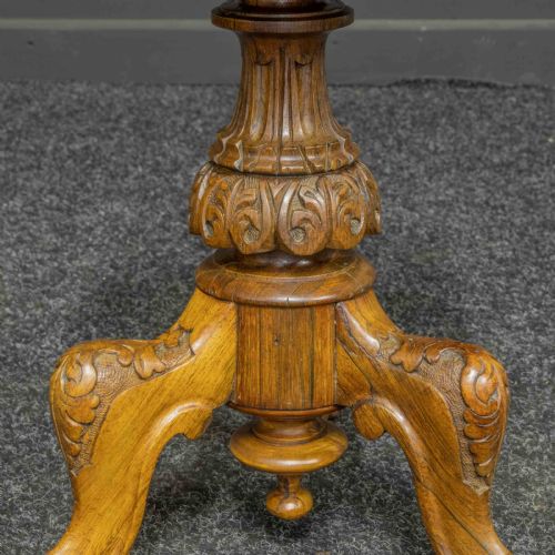 VICTORIAN ROSEWOOD PIANO STOOL - ADDITIONAL PHOTO 5