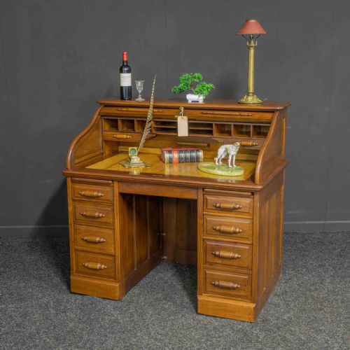 SMALL EDWARDIAN ROLL TOP DESK - ADDITIONAL PHOTO 6