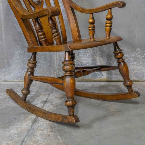 VICTORIAN FARMHOUSE ROCKER - ADDITIONAL PHOTO 1
