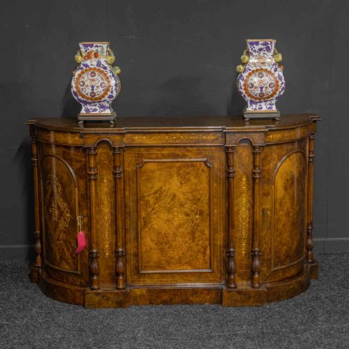 VICTORIAN WALNUT CREDENZA - ADDITIONAL PHOTO 1