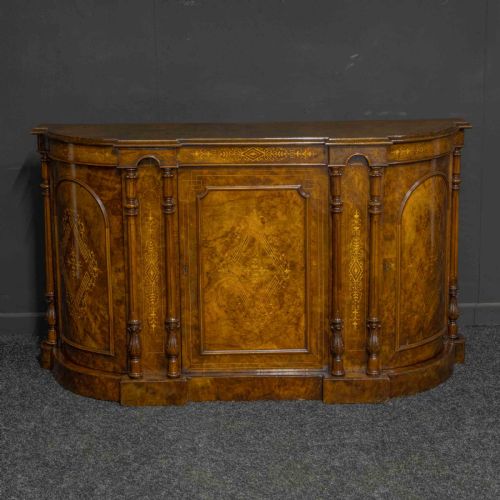 VICTORIAN WALNUT CREDENZA - ADDITIONAL PHOTO 3