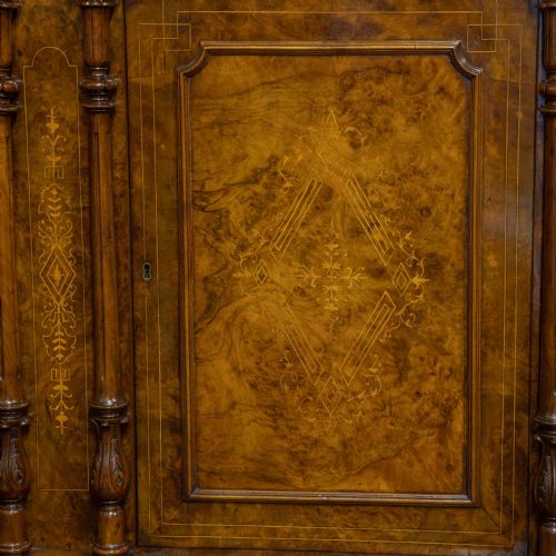 VICTORIAN WALNUT CREDENZA - ADDITIONAL PHOTO 11