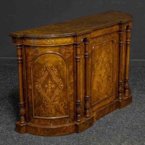VICTORIAN WALNUT CREDENZA - ADDITIONAL PHOTO 16
