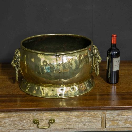 VICTORIAN BRASS VESSEL - ADDITIONAL PHOTO 8