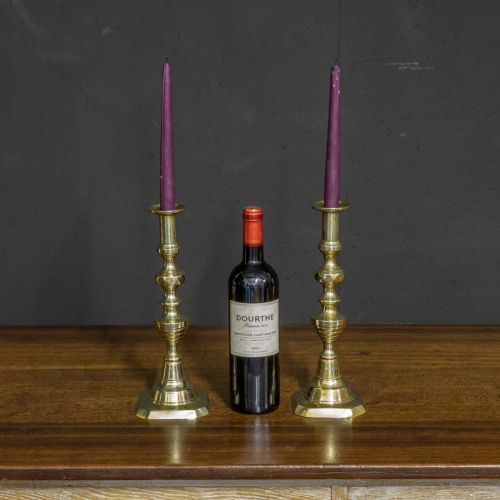 SET OF TWO VICTORIAN CANDLESTICKS - ADDITIONAL PHOTO 2