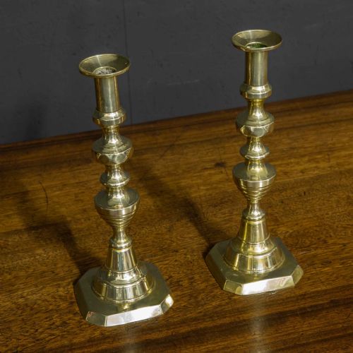 SET OF TWO VICTORIAN CANDLESTICKS - ADDITIONAL PHOTO 3