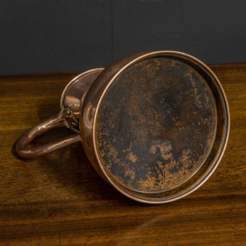 VICTORIAN ONE GALLON COPPER FLAGON - ADDITIONAL PHOTO 6