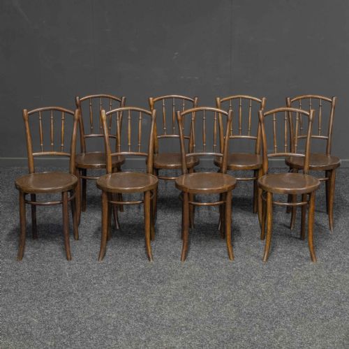 set of eight thonet bentwood chairs - CATEGORY: ANTIQUE CHAIRS - DATED EDWARDIAN