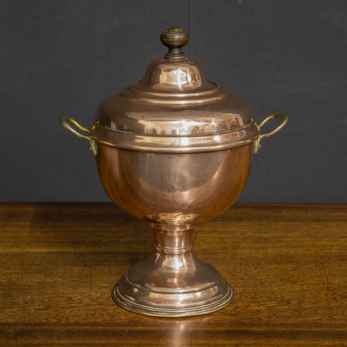 VICTORIAN COPPER TEA URN - ADDITIONAL PHOTO 3
