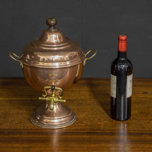 VICTORIAN COPPER TEA URN - ADDITIONAL PHOTO 9