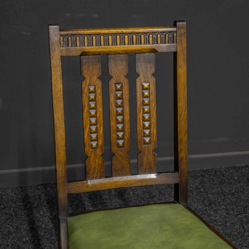 OAK DINING SET WITH TABLE AND FOUR CHAIRS - ADDITIONAL PHOTO 7