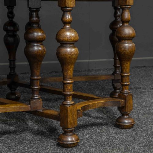 OAK DINING SET WITH TABLE AND FOUR CHAIRS - ADDITIONAL PHOTO 12