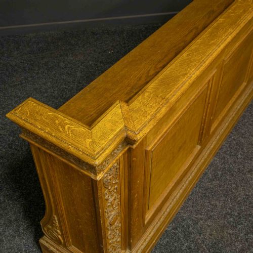 EARLY 20TH CENTURY PAIR OF OAK PEW FRONTS - ADDITIONAL PHOTO 2