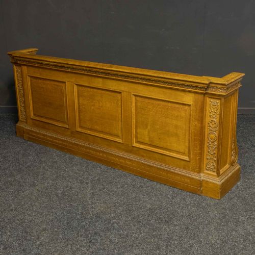 EARLY 20TH CENTURY PAIR OF OAK PEW FRONTS - ADDITIONAL PHOTO 11