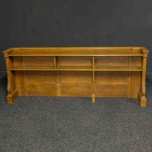 EARLY 20TH CENTURY PAIR OF OAK PEW FRONTS - ADDITIONAL PHOTO 17