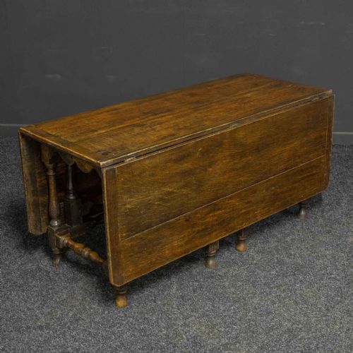 EARLY 18TH CENTURY OAK DOUBLE GATELEG TABLE - ADDITIONAL PHOTO 4