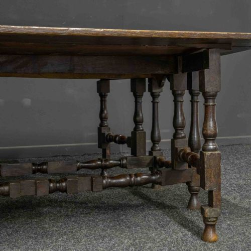 EARLY 18TH CENTURY OAK DOUBLE GATELEG TABLE - ADDITIONAL PHOTO 7